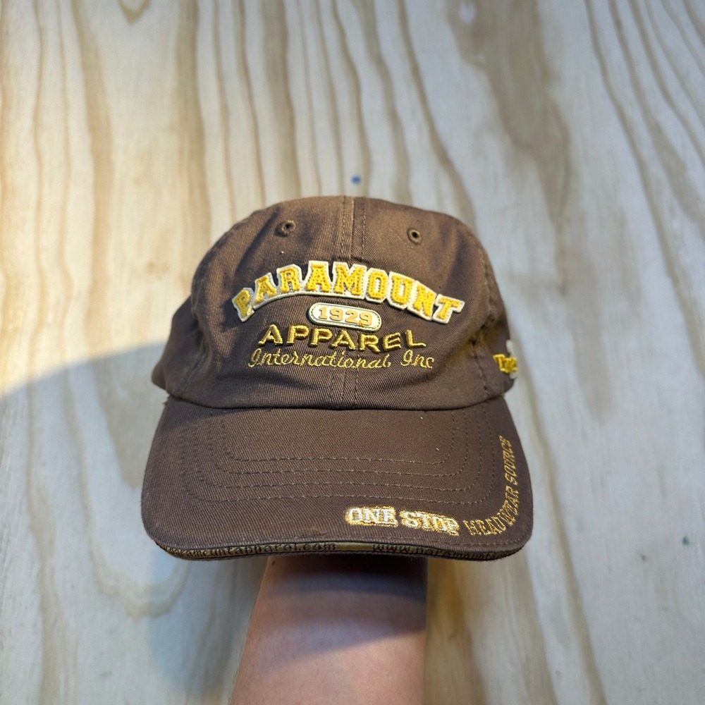 Paramount Apparel 1929 Brown Embroidered Baseball Cap Hat OSFM